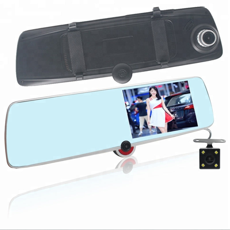 RoadShark 3 channel dash cam mirror