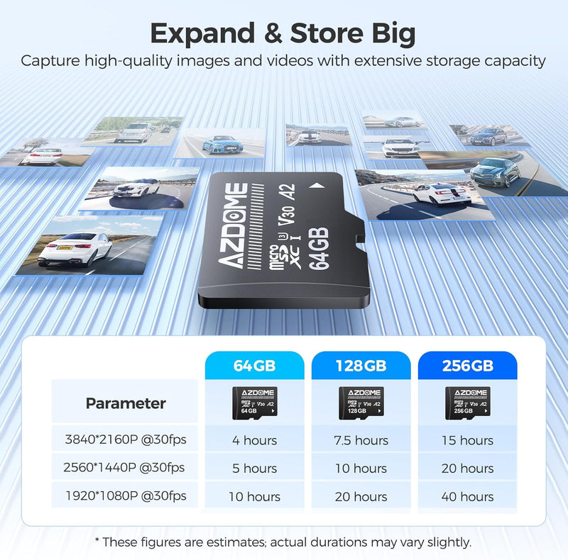 AZDOME 64gb card