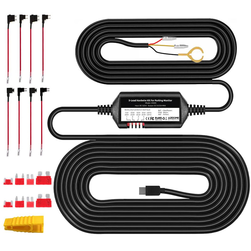 Azdome Hardwire kit parking mode